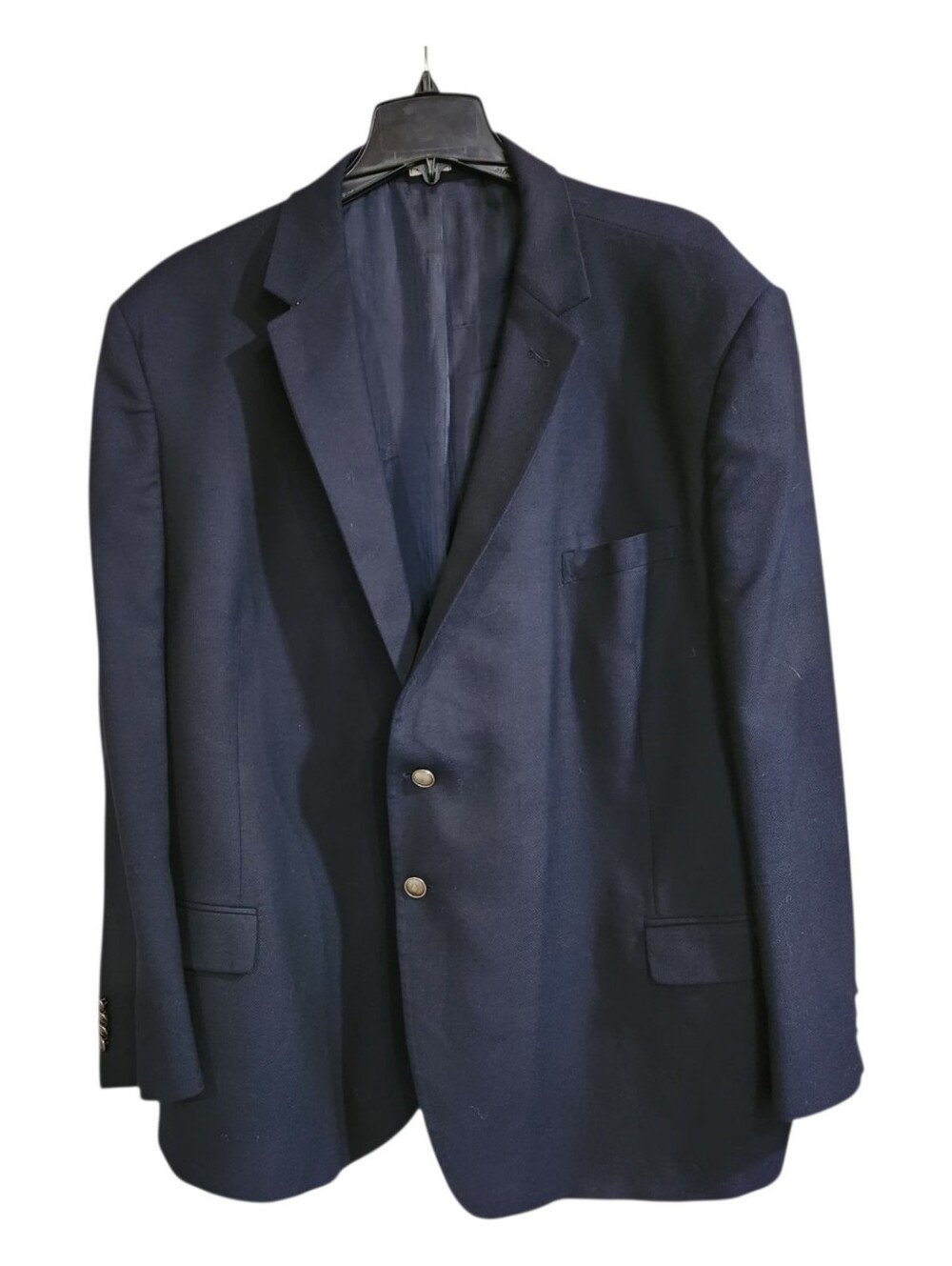 Joseph Abboud Heritage Blazer 58R Navy Blue Reda  Wool Executive Fit Sport Coat